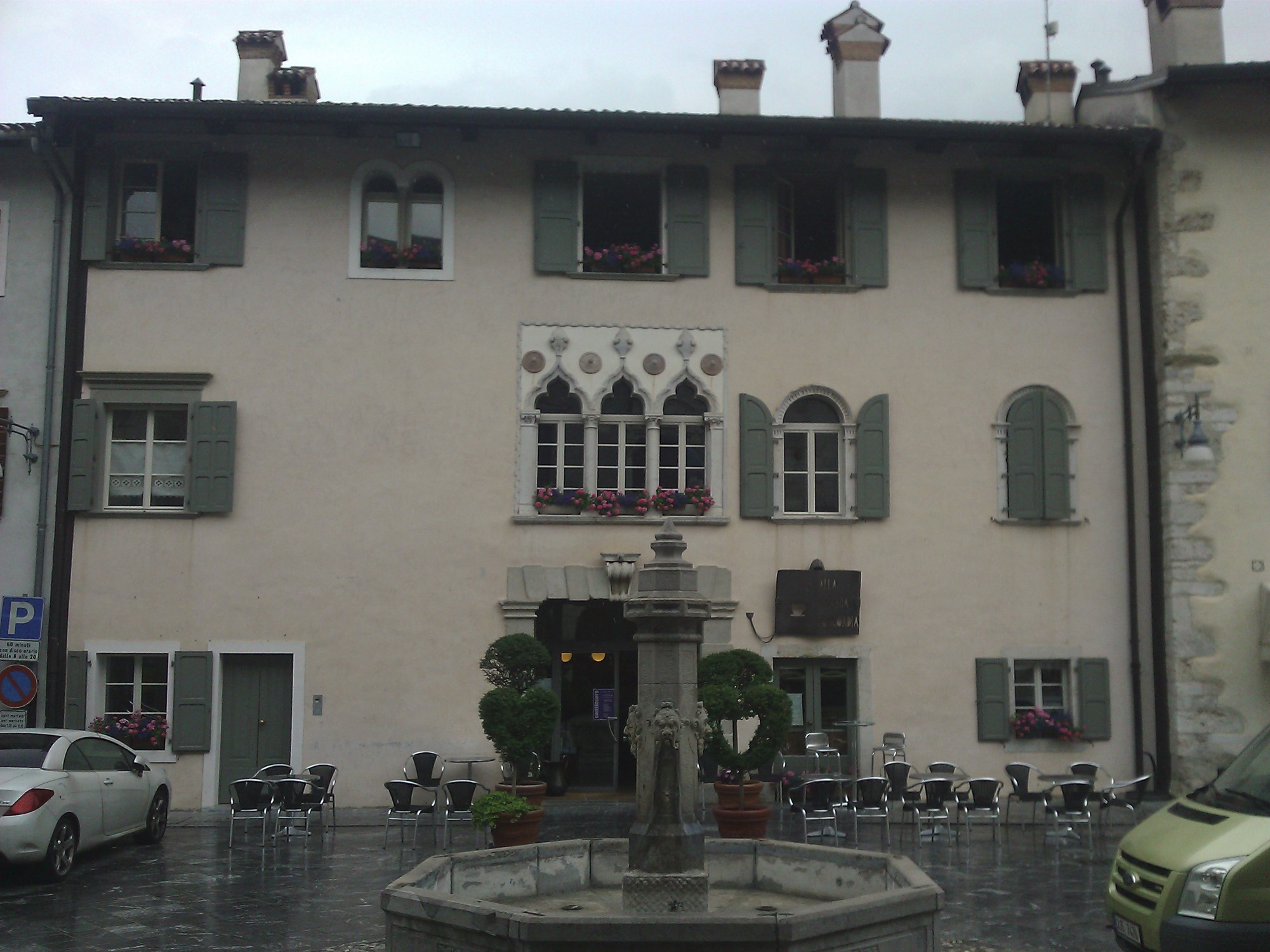 ...then it started raining...