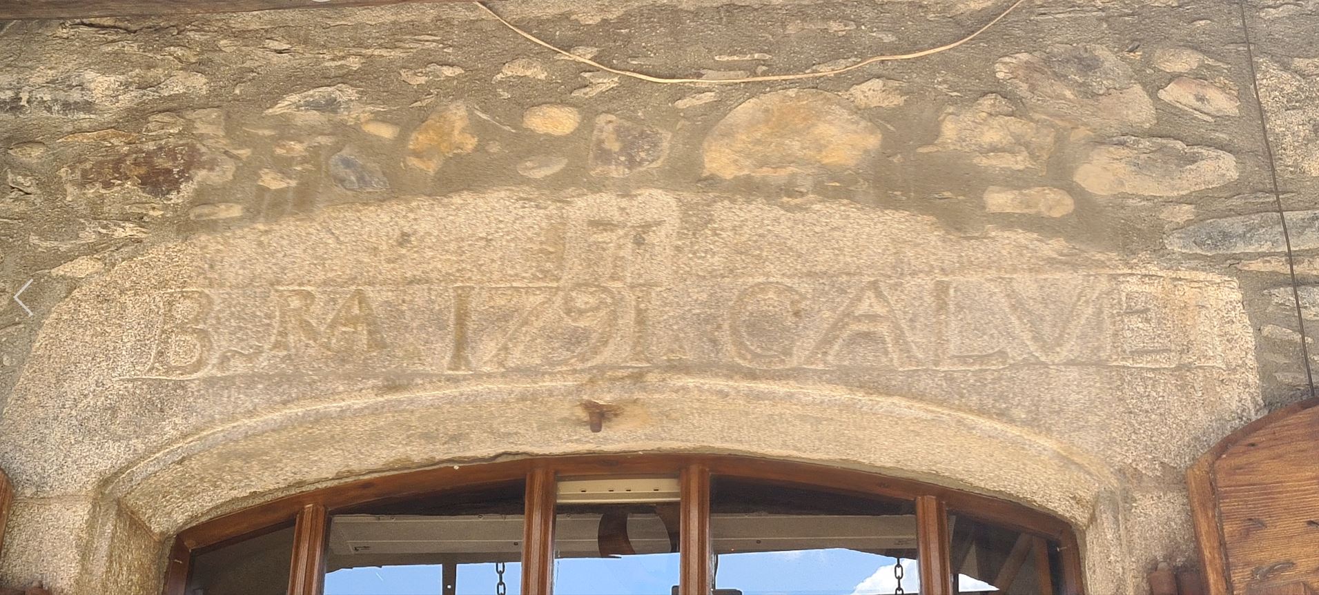 ...decorating the old buildings...