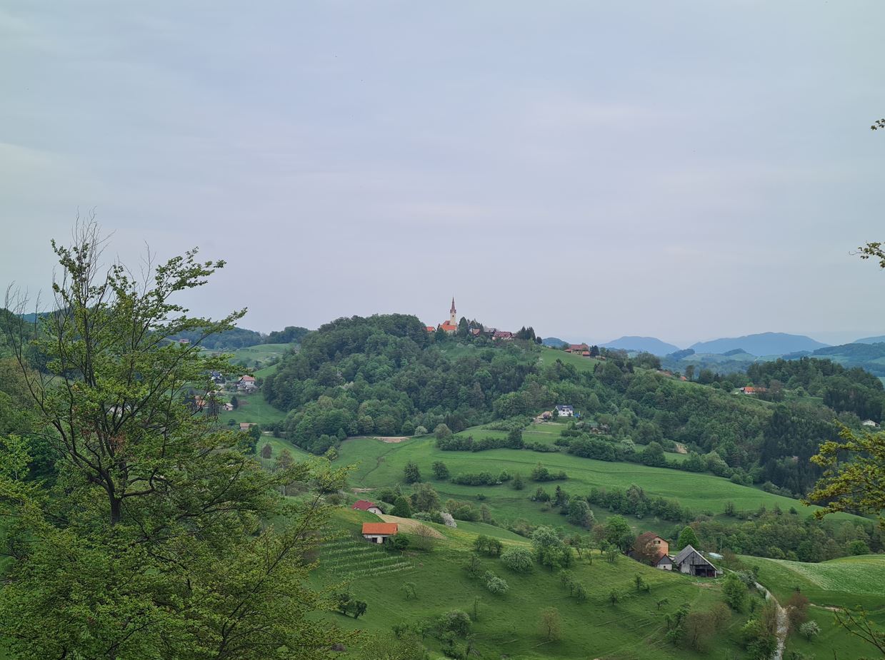 Slovenian countryside - pretty hilly