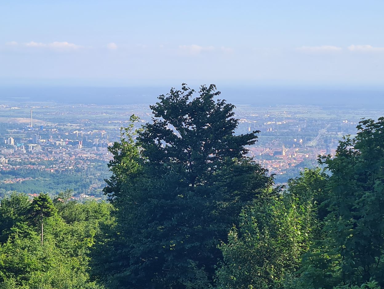 Zagreb from aboove