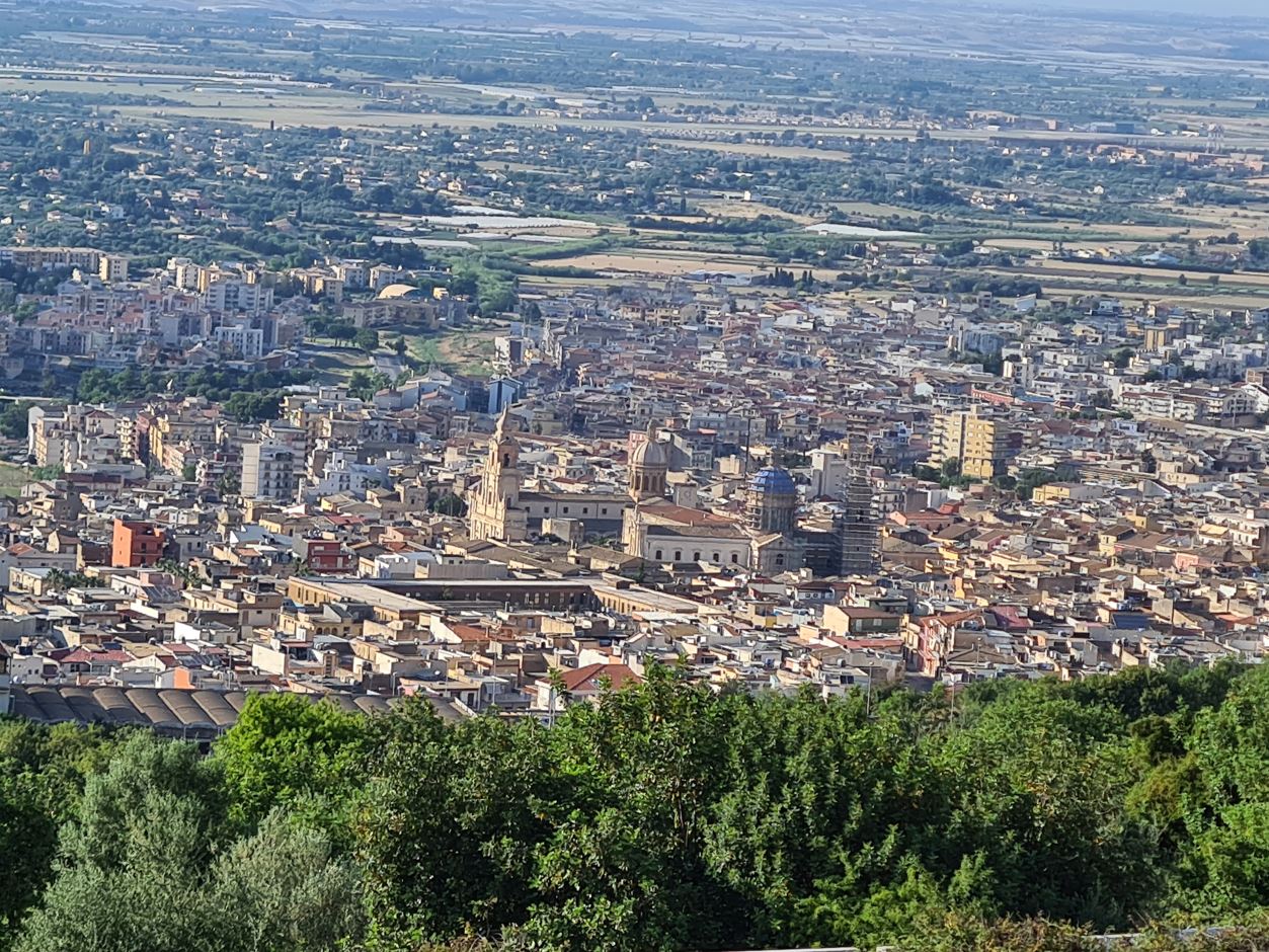 Comiso from above