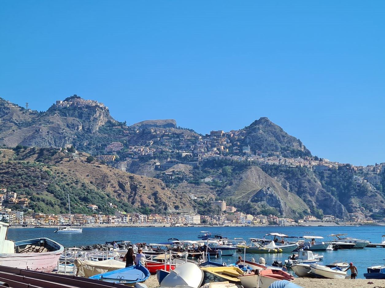 View from Giardini Naxos