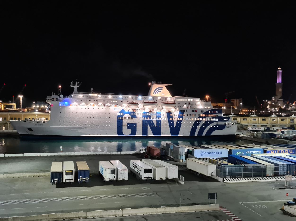 My ferry to Sicily