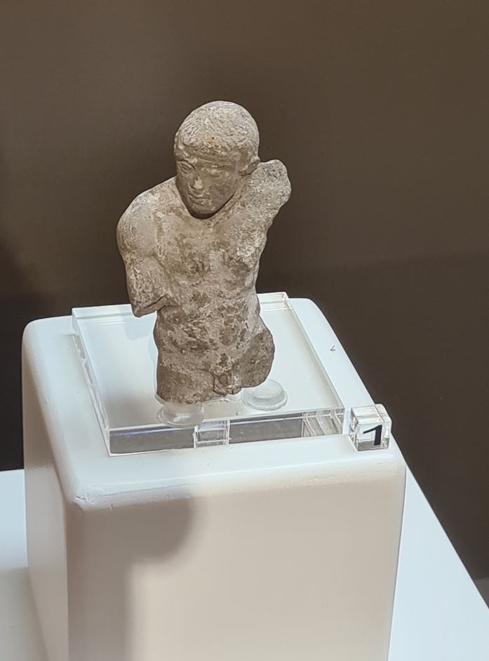 A Greek statue - my camera recognized a human face