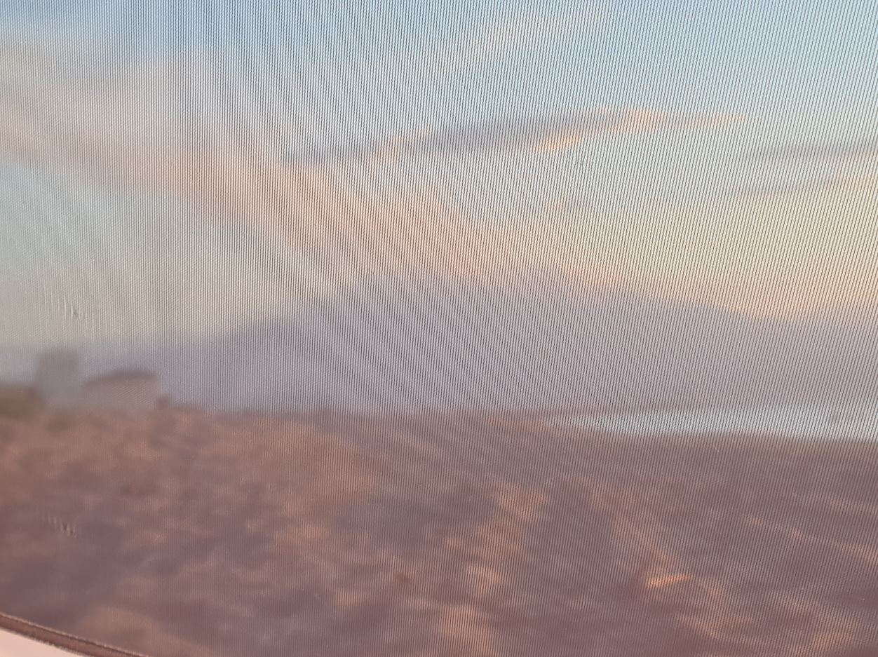 Etna as seen through the net of my tent