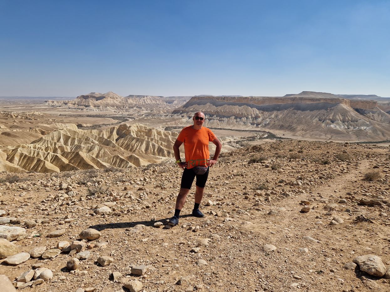 The author somewhere in the Negev desert
