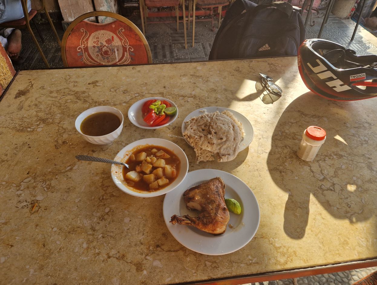 My chicken lunch