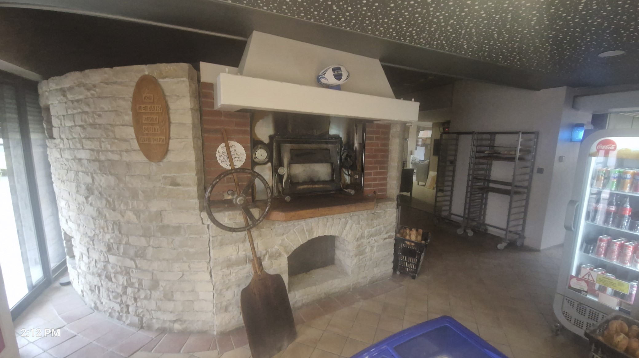 Bakery with a furnace