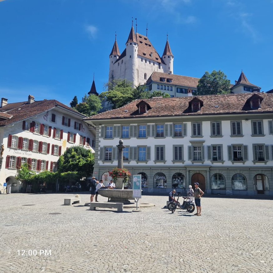 Center of Thun - with the castle in the background