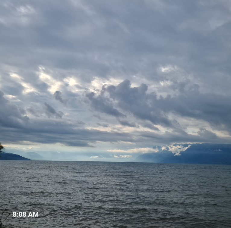 First view of Lake Geneva