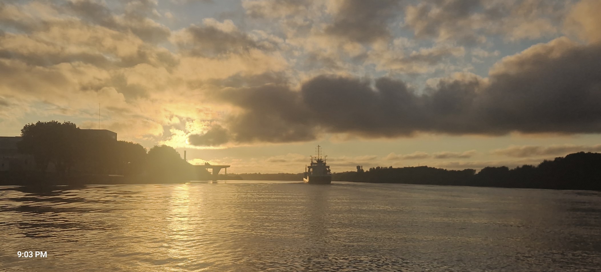 Sailing into the sunset