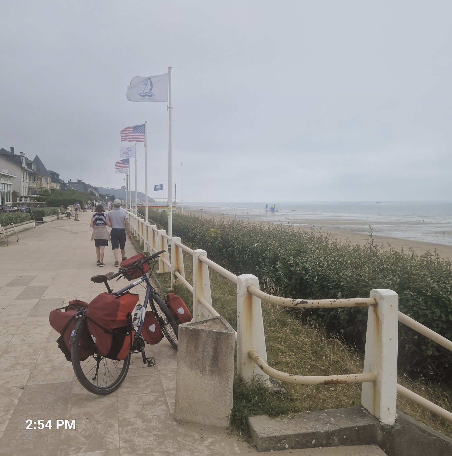 Nice for a walk, but not real beach weather there...