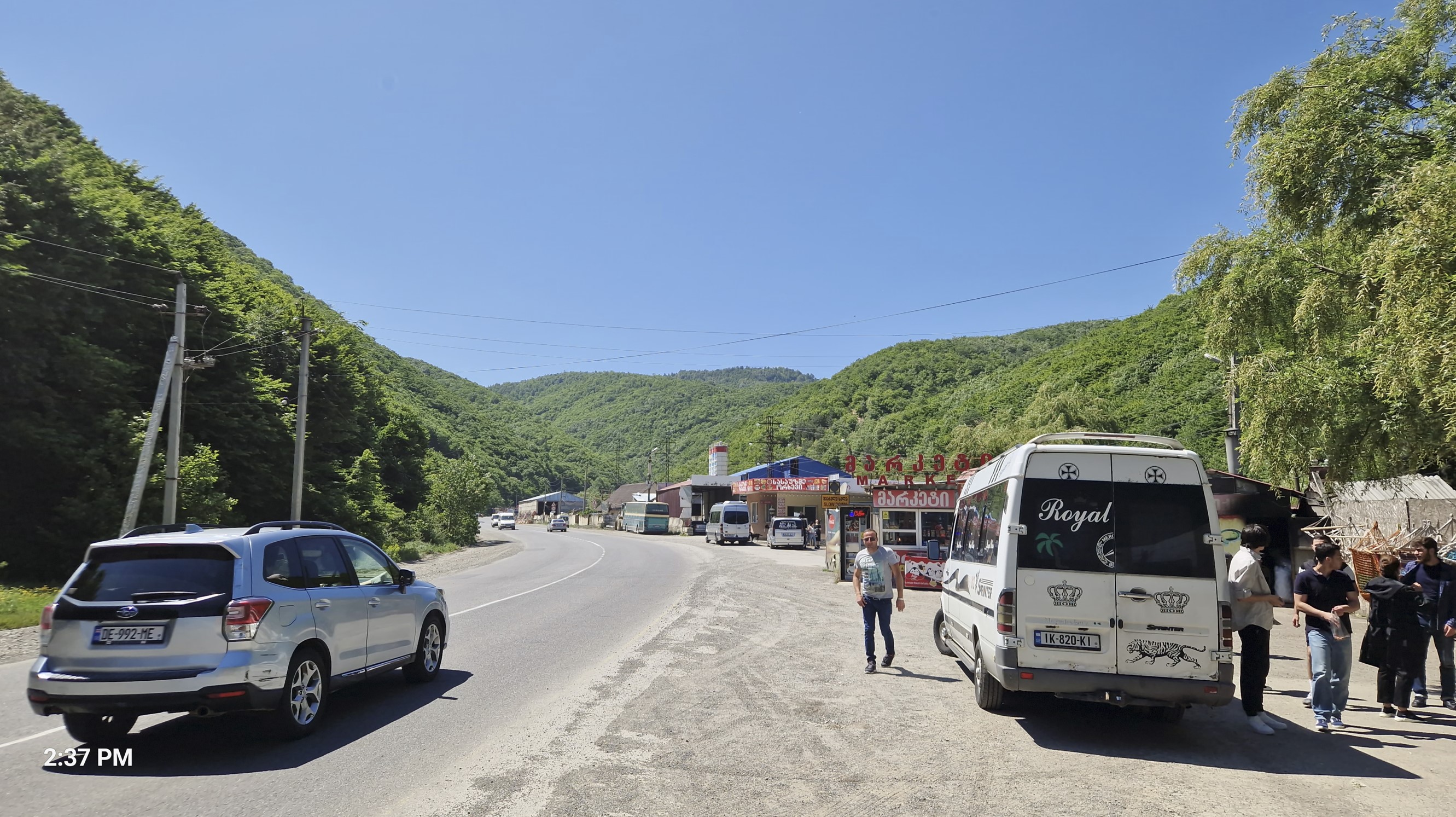 At the pass to Tbilisi