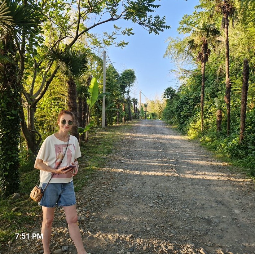 Ella in May 2024 close to the sea near Batumi