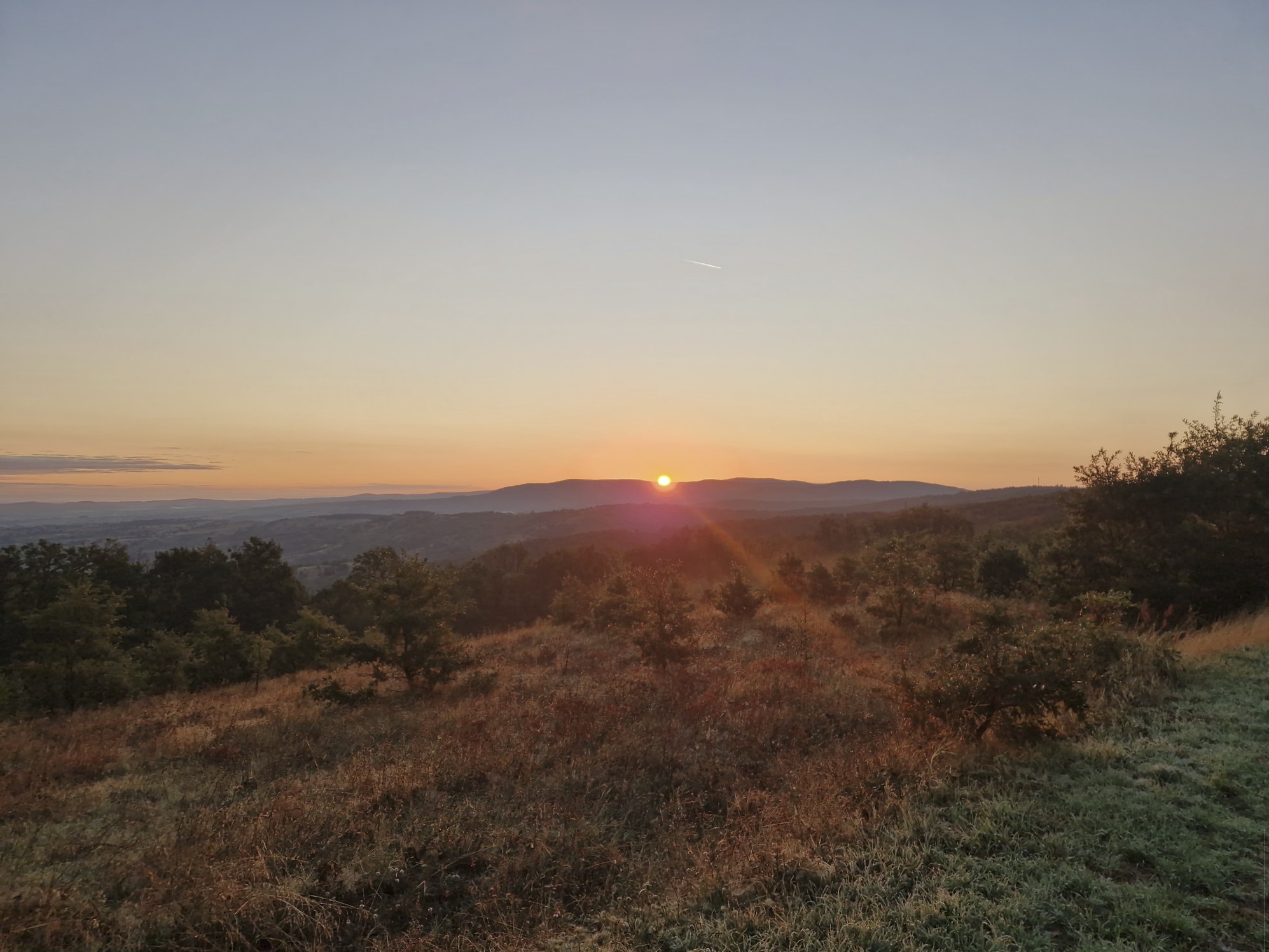 Sunrise from the plateau