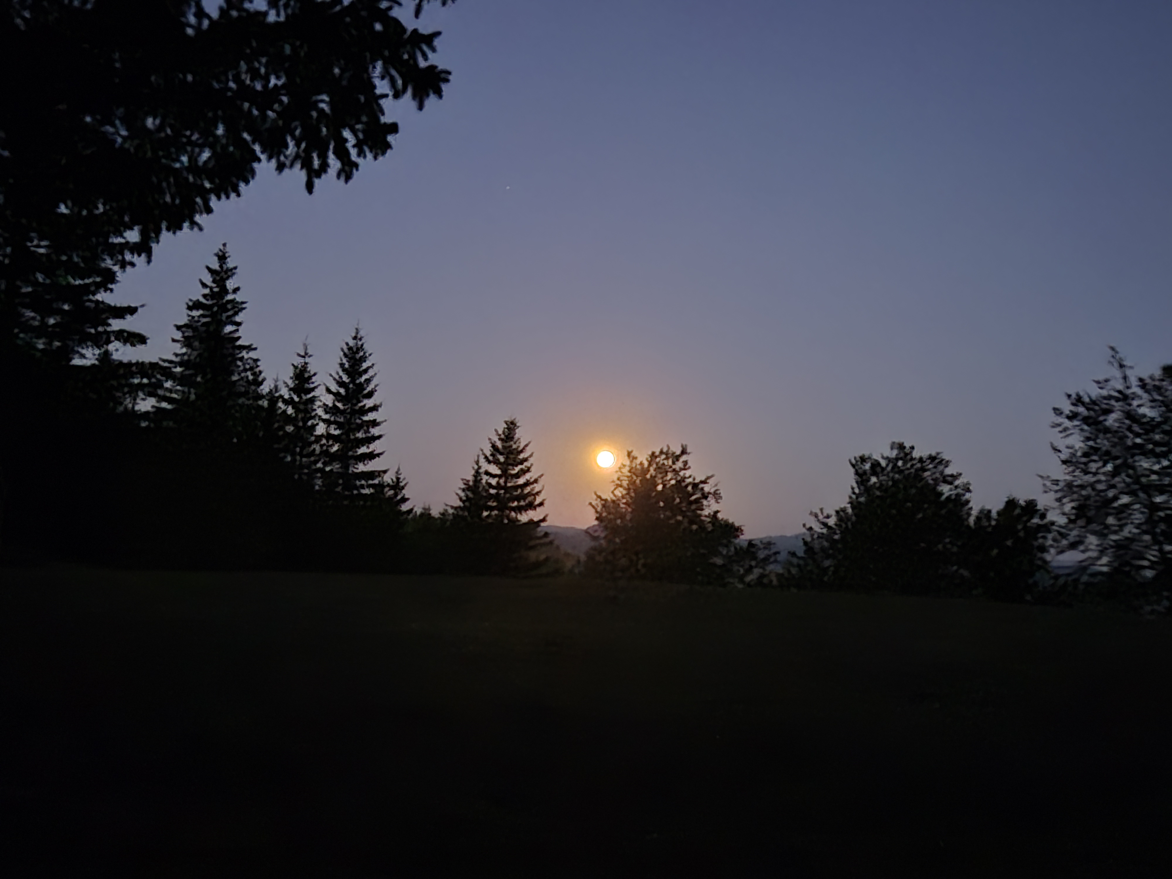Full moon that night