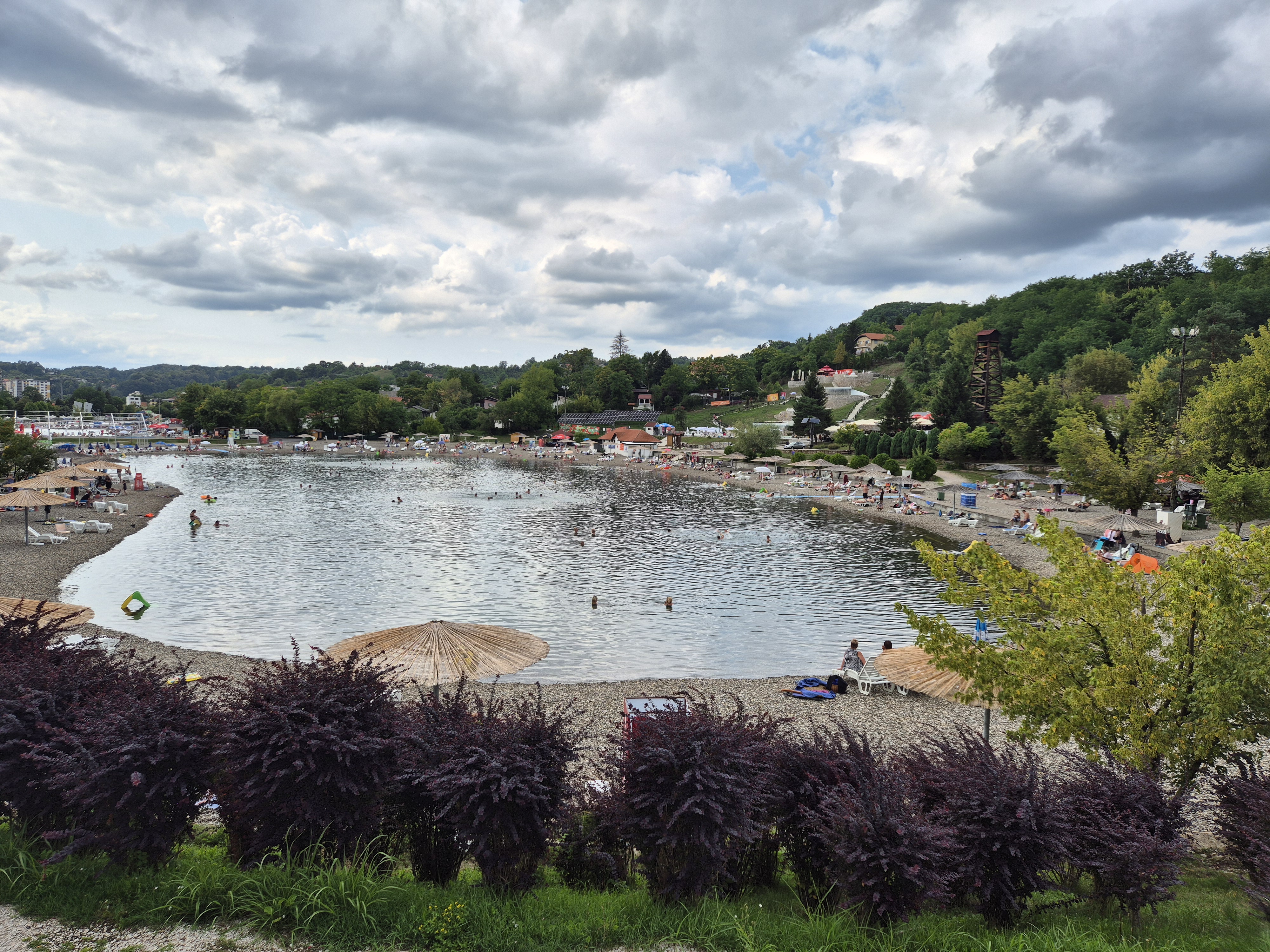 Salt lake at Tuzla